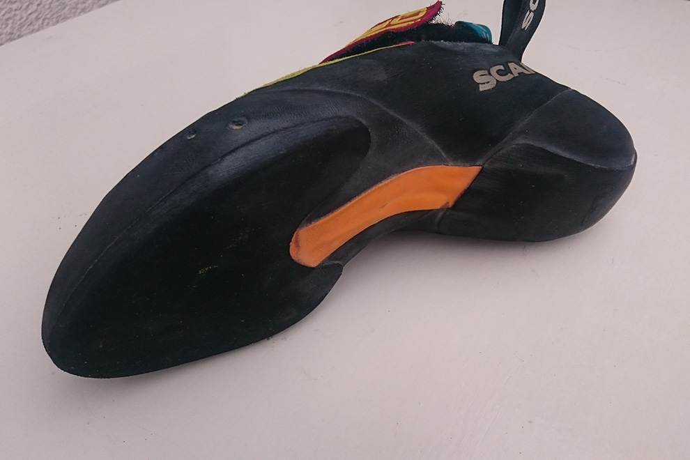 Scarpa Drago LV, Velcro strapped climbing shoes